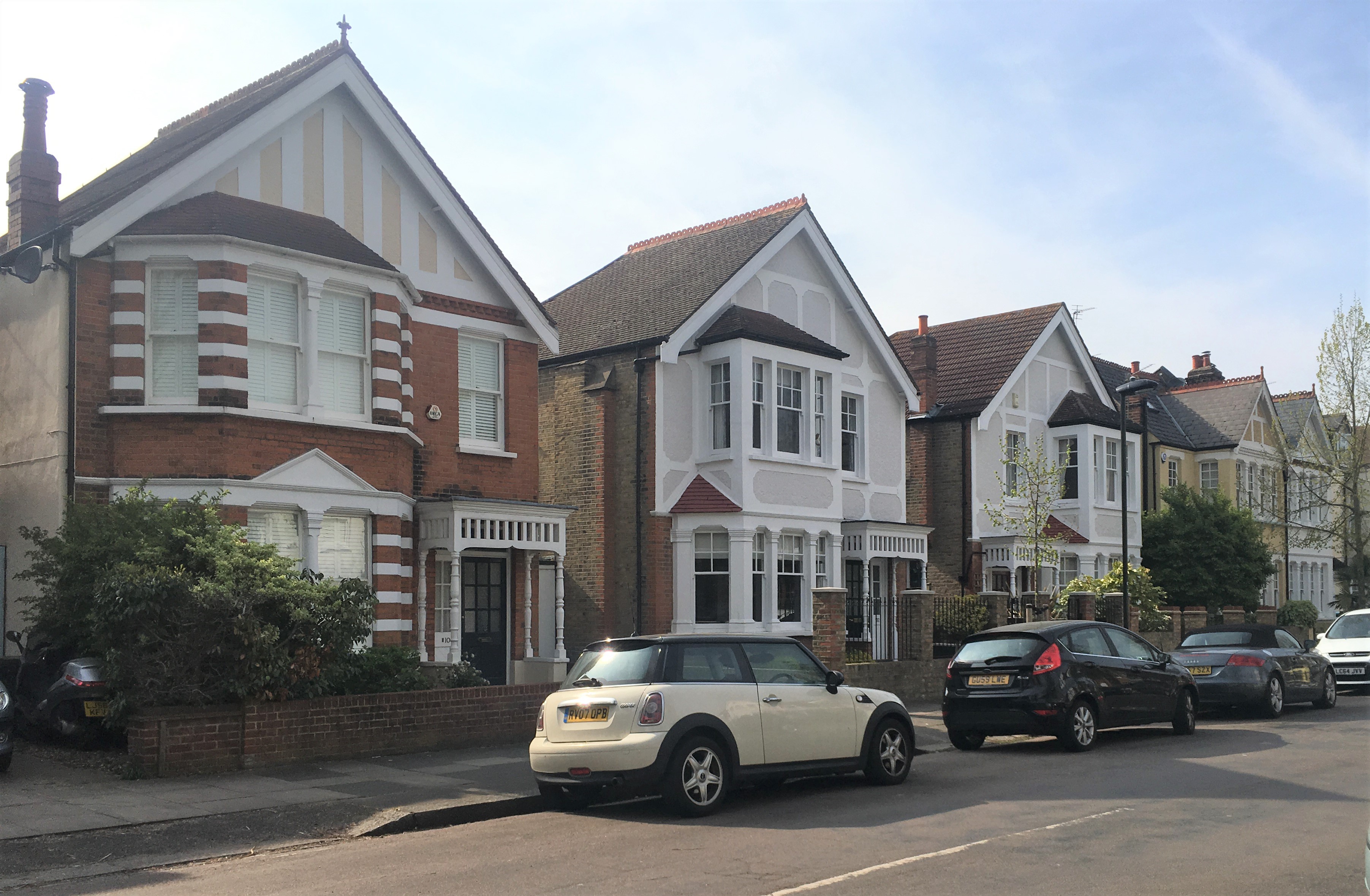 Numbers 104, 102, 100 Langham Road